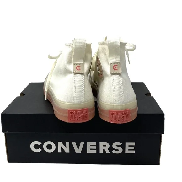 Converse Chuck Taylor CX Explore Hi Skate Shoe Men Sneakers Egret Canvas A02810C - Picture 3 of 7